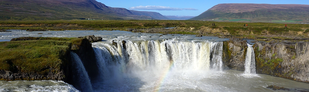 island, godafoss, islandkreuzfahrt, aktivurlaub, coolcation, sommerurlaub, kühle reiseziele, wasserfälle, erlebnisreisen, sommerferien, reisebüro